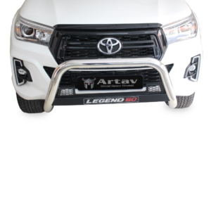 Toyota Hilux Honeycomb Nudge Bar Stainless | Legend 50