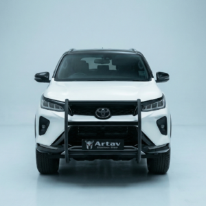 Toyota Hilux & Fortuner BullBar Black (Push Bar) (Police Bar) (Brackets Included)
