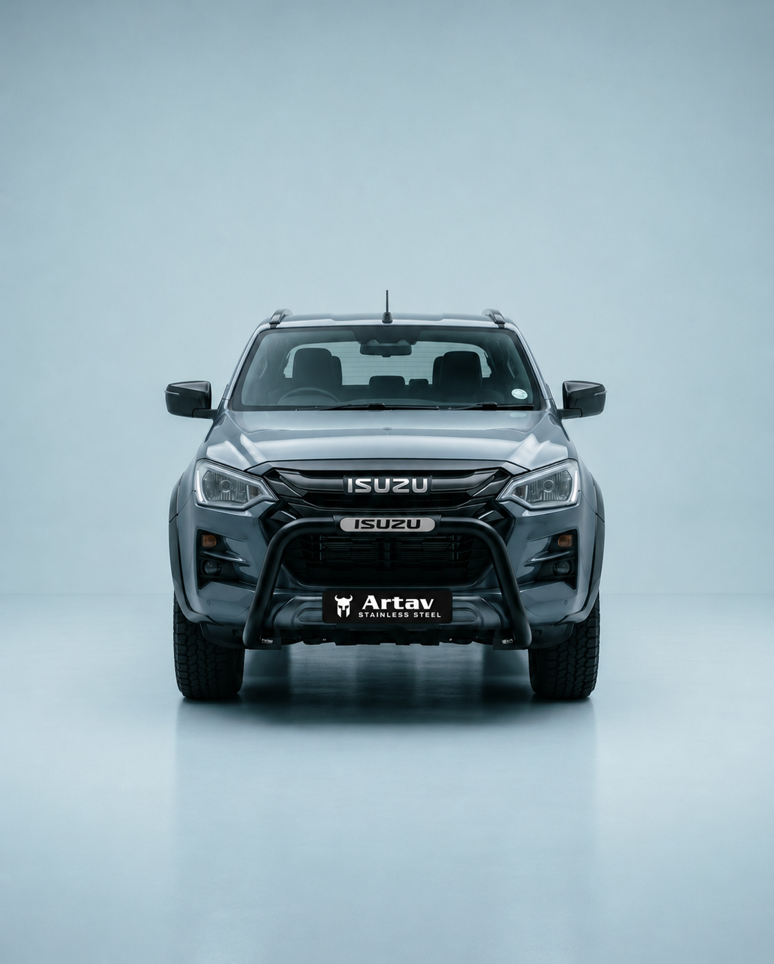 Isuzu DMAX PDC Nudge Bar Black w Top Brackets Included (Fits Gen 7 Facelift Model) 1 Isuzu DMAX PDC Nudge Bar Black w Top Brackets Included (Fits Gen 7 Facelift Model)