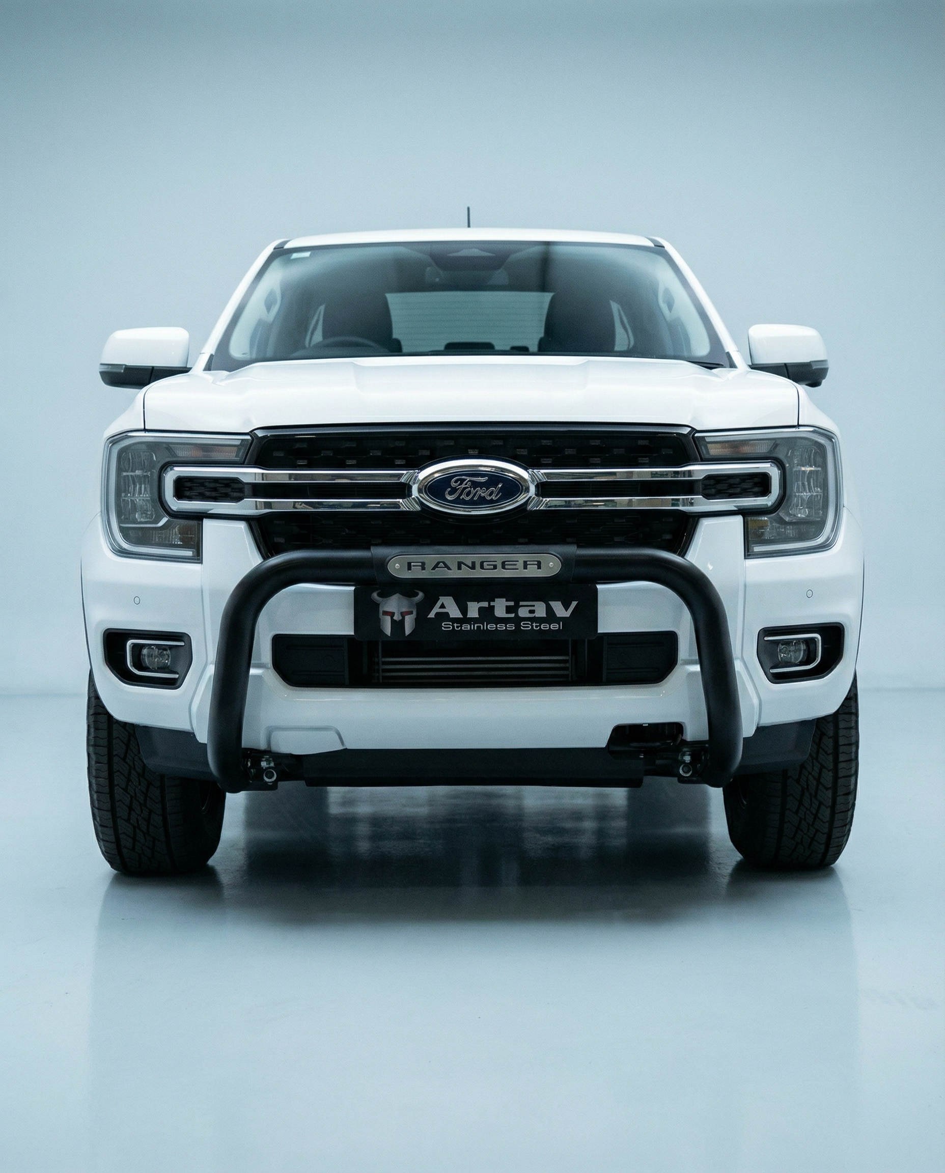 Ford Ranger Next Gen PDC Nudge Bar Black 1 Ford Ranger Next Gen PDC Nudge Bar Black
