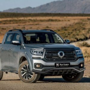 GWM P300 Predator Styling Bar in Black Stainless.