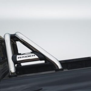 Shop 12 Toyota Hilux Sports Bar Stainless (Black Base Plates)