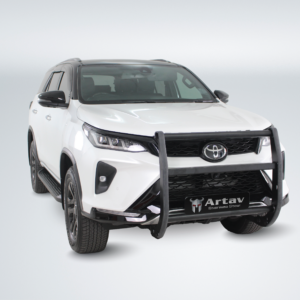 Toyota Hilux & Fortuner BullBar Black (Push Bar) (Police Bar) (Brackets Included)