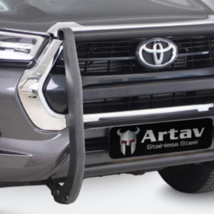 Toyota Hilux GD6 Bullbar Black (Police Bar) (Brackets Included)