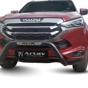 Isuzu MU-X PDC Nudge Bar Black w Branded Injection Mould