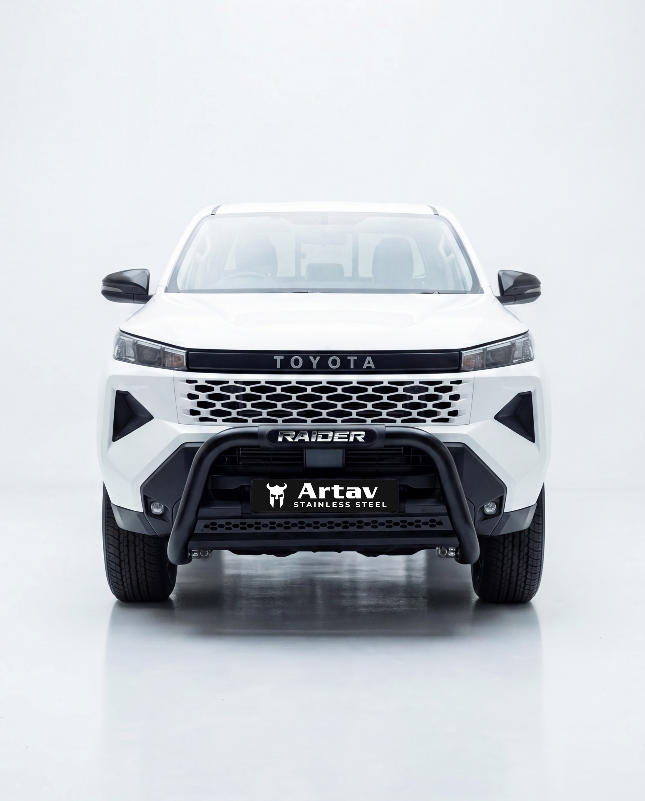 Hilux Honeycomb Nudge Bar Black 1 Hilux Honeycomb Nudge Bar Black