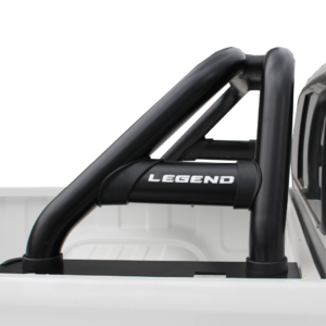 Shop 38 Toyota Hilux LEGEND Oval Sports Bar Double Cab & Extended Cab Black