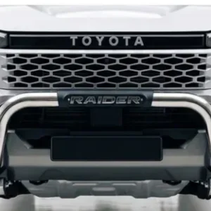 Hilux PDC Nudge Bar Stainless RAIDER Branding (Fits all Models on New TRAVO Hilux)
